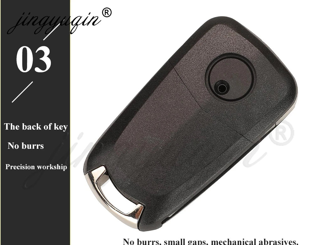 jingyuqin Flip Remote Car Key 433Mhz For Opel/Vauxhall Astra H 2004-2009 Zafira B 2005-2013 Vectra C 2002-2008 Corsa D 2007-2012