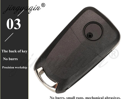 jingyuqin Flip Remote Car Key 433Mhz For Opel/Vauxhall Astra H 2004-2009 Zafira B 2005-2013 Vectra C 2002-2008 Corsa D 2007-2012