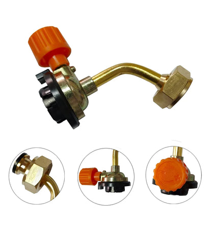 Europe Butane Cylinder Tank Refill Valve Charging Direct  Adapter for Outdoor Camping Picnic  Gas Cylinder Filling Accessory