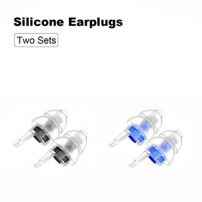 HUAK High Fidelity Silicone Ear Plugs for Noise Cancelling Washable Reusable Musicians Motorcycles Sleeping Work, Study, Swim