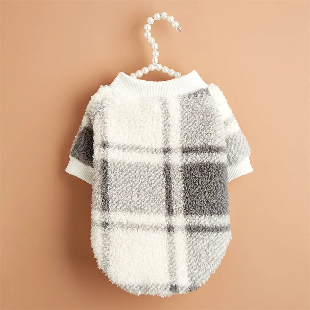 Totems Print Puppy Dog Sweater for Small Dogs Winter Warm Pet Hoodie Clothes Poodle Schnauzer Bichon Pullovers mascotas Clothing