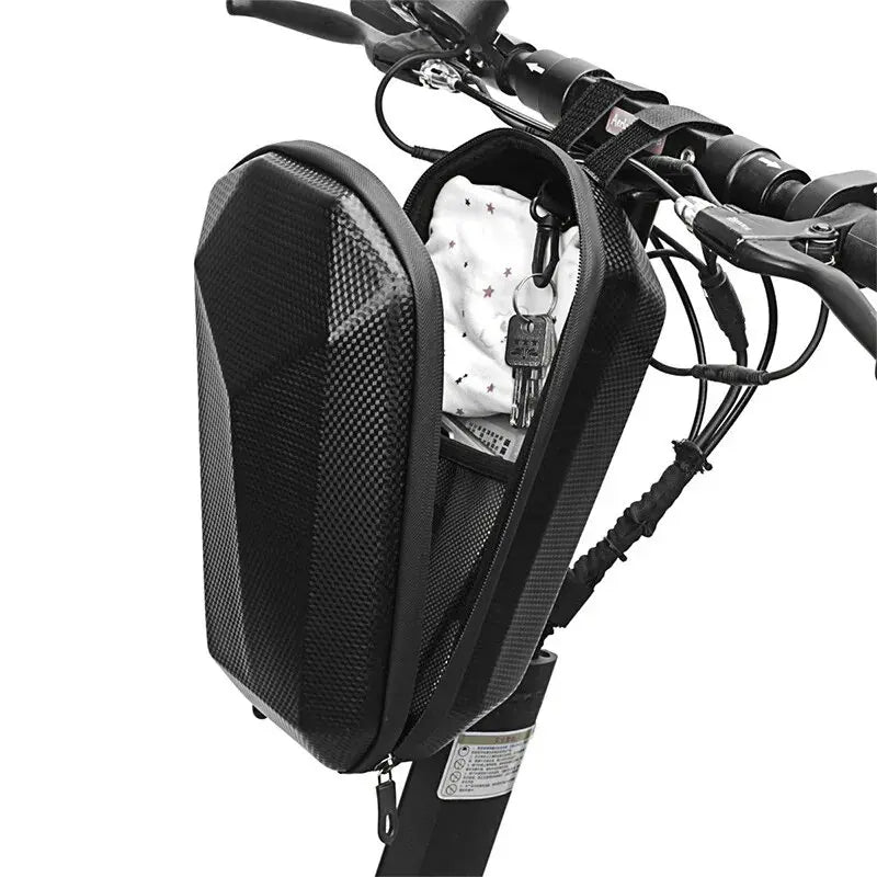 Waterproof E-Bike Front Bag 5L Big Capacity Scooter Tube Bag Wear-resistant Hard Shell Bicycle Storage Bag Bike Accessories