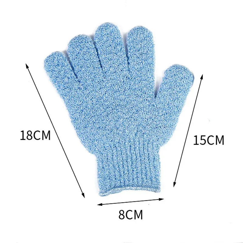 1/2/3pairs Exfoliating Bath Gloves Double Sided Bath Gloves For Beauty Spa Massage Skin Shower Scrubber Bathing Accessories