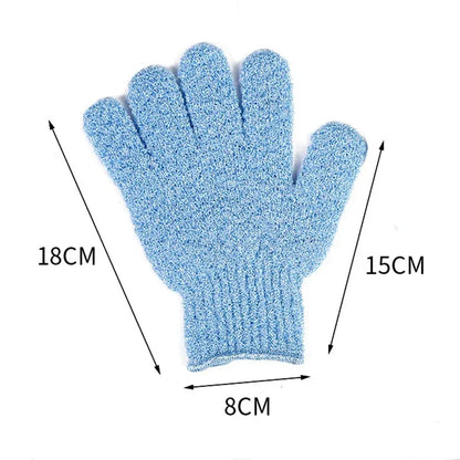 1/2/3pairs Exfoliating Bath Gloves Double Sided Bath Gloves For Beauty Spa Massage Skin Shower Scrubber Bathing Accessories