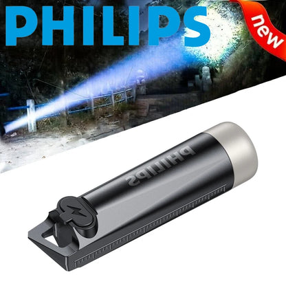 PHILIPS 2025 NEW SFL1121 EDC Flashlight LED Rechargeable Mini EDC Keychain Flashlights Camping Lamp For Hiking Self Defense
