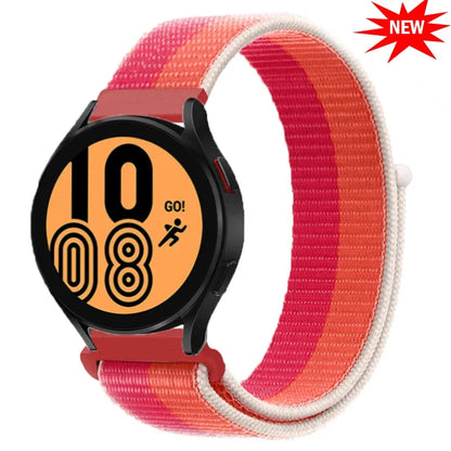 20mm 22mm Band For Samsung Galaxy Watch 6/5/4/5pro/4/6 Classic/active 2 Nylon loop sport bracelet huawei watch GT 4-2-2e-3 Strap
