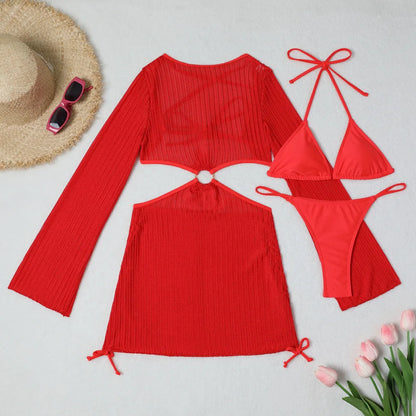 2026 Sexy Bikinis Female Swimsuits Women's Three-Piece Swimwear Beach Swim Wear Bathing Suits Brazilian Bikini Set Pool Bather