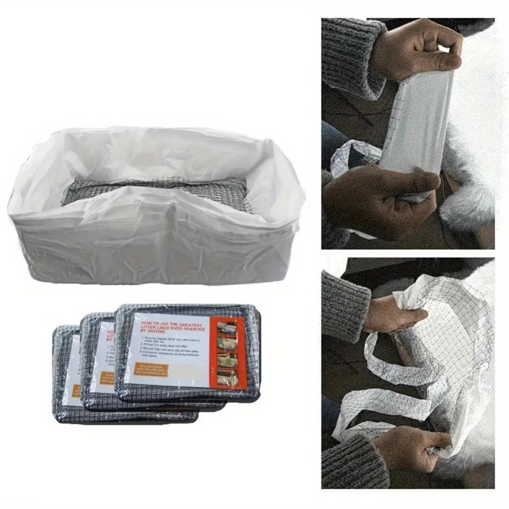 10pcs Washable Cat Litter Filters - Easy to Use, Recyclable, Excellent Workmanship, Designed for Pet Litter Box Liners