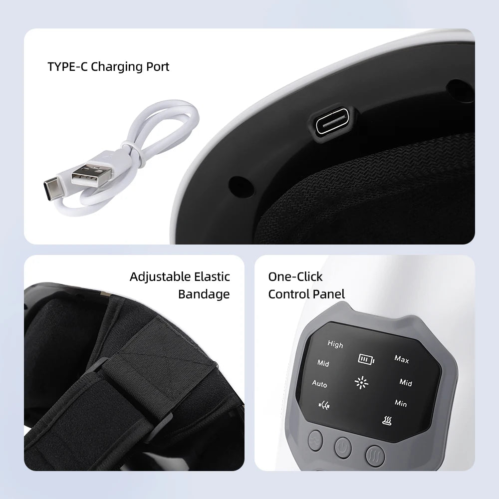 Smart Knee Massager Hot Compress Knee Relaxing Massager Infrared Heating Vibration Knee Pain Relief Elbow Shoulder Massager