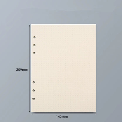 45 Sheets A5 A6 A7 Loose Leaf Notebook Refill Spiral Binder Inner Page Line Blank craft  Grid Inside Paper Stationery