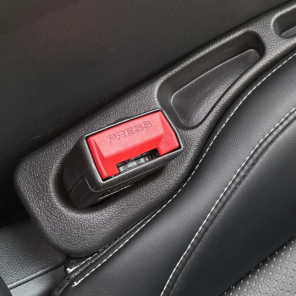2pcs Car Seat Gap Filler Leak Proof Crevice Storage Organizer Universal Fit Between Seats Console Auto Interior Accessories