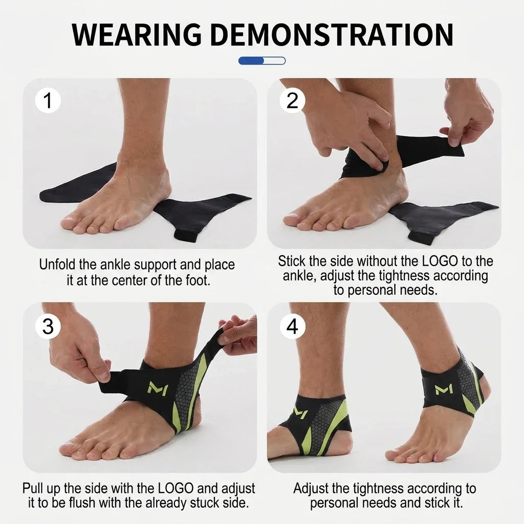 1Pcs Unisex Ankle Protectors for Running Basketball & Soccer Anti-Fracture Joint Support Wear Tear Prevention Men Women