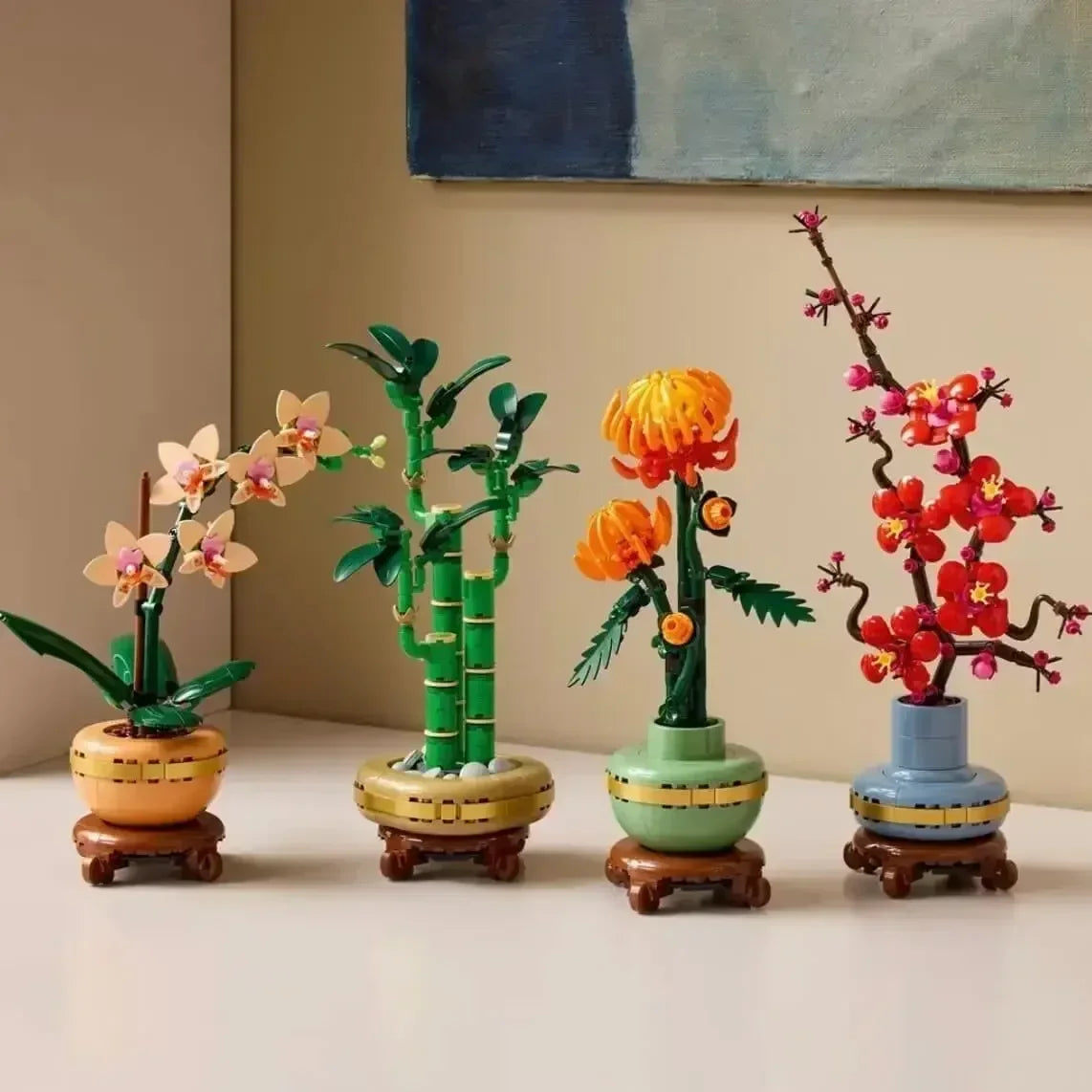 Bouquet  Blossom Building Blocks Sets 10368 10369 10344 10343  Compatible With Legoed Particles Suitable For Christmas Gifts