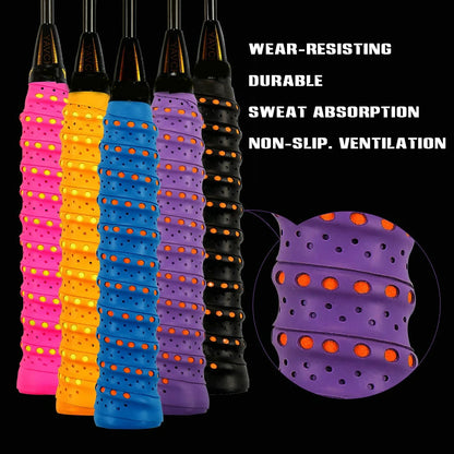 Tennis Overgrips Tennis Racket Grip Tape 110cm Stretchy PU Sweatbands Anti Slip Handle Protector Tennis Racket Supply