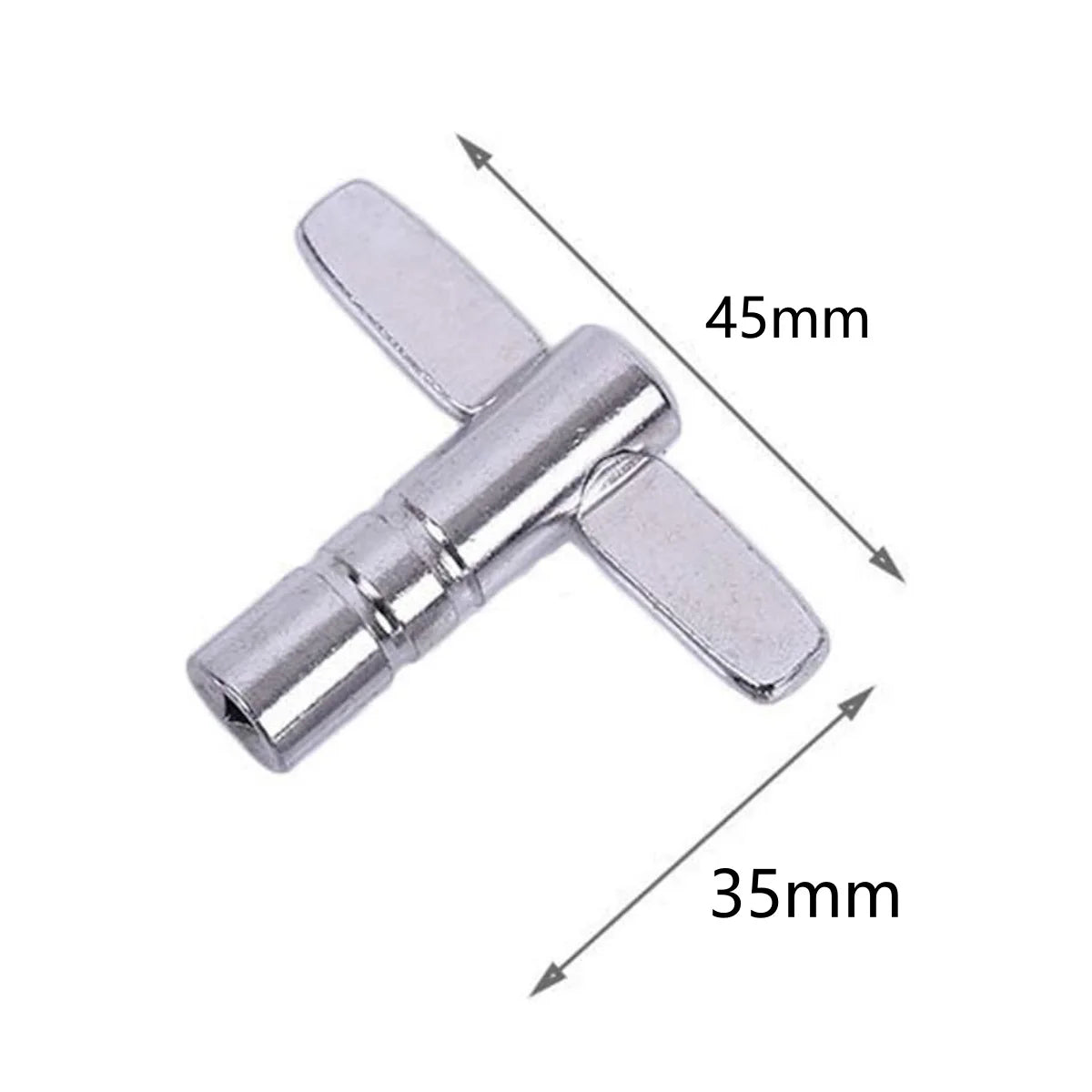 1PCS 5.5mm Universal Metal Standard Drum Keys – Durable Tuning Tool for Drummers, Essential Percussion Replacement Accessories