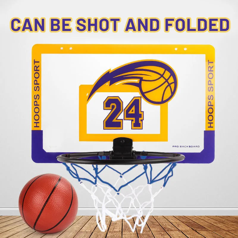 Indoor children's safety and fun games children's home sports basketball set wall bracket non perforated basketball frame