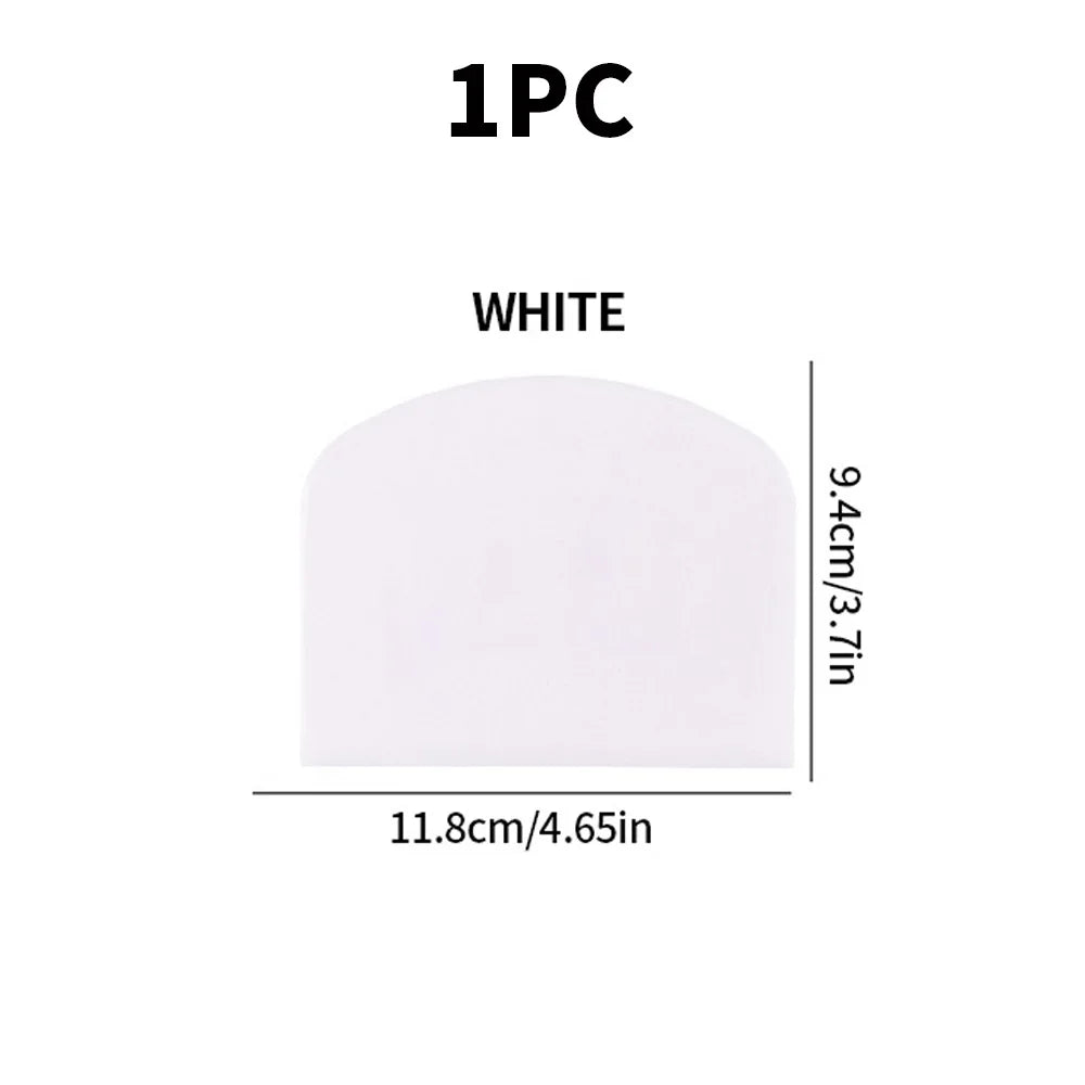 1 plastic cake cream spatula, dough knife, smooth edged butter scraper, baking tool - essential for home use