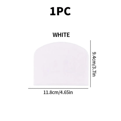 1 plastic cake cream spatula, dough knife, smooth edged butter scraper, baking tool - essential for home use