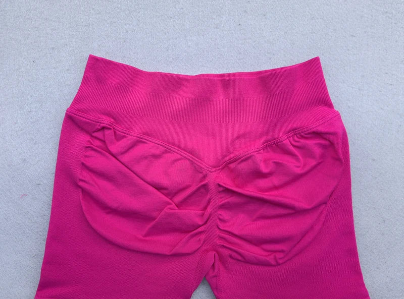 Shorts Women Seamless Yoga Shorts Scrunch Bum Gym Shorts Workout Low Waist Short Leggings Booty Stretch Running Shorts