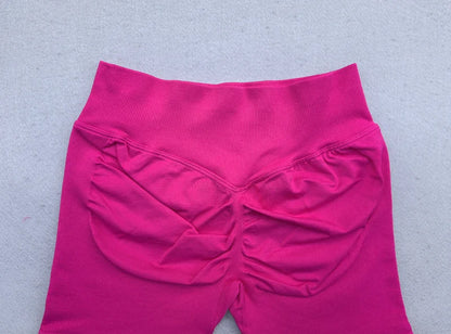 Shorts Women Seamless Yoga Shorts Scrunch Bum Gym Shorts Workout Low Waist Short Leggings Booty Stretch Running Shorts