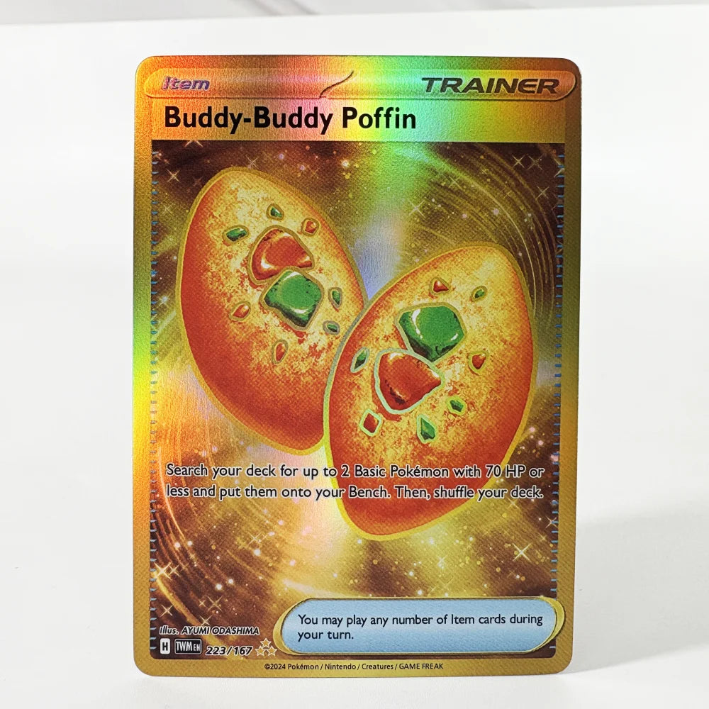 PKM Single Foil Cards Kieran Suicune Eevee$Snorlax Buddy-Buddy Poffin Eevee Classic Game Collection Cards PTCG Proxy Cards