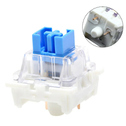 50Pcs Keyboard Switch Keyboard Clicker Key Replacement 3 Pin Tactile Switch 2 FOR KA Plastic For Electrical Equipment Tools