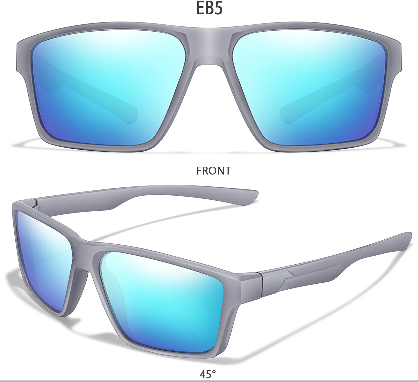 LOISRUBY Brand Classic Cycling Polarized Sunglasses Men Women Mtb Bicycle Square Eyewear Camping Hiking Driving Goggles UV400