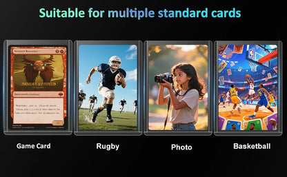 25PCS Toploader Card Sleeve 35PT Top Loader Card Protector for PKM 3” X 4“ Standard Size Rigid Hard Card Holder for MTG TCG Card