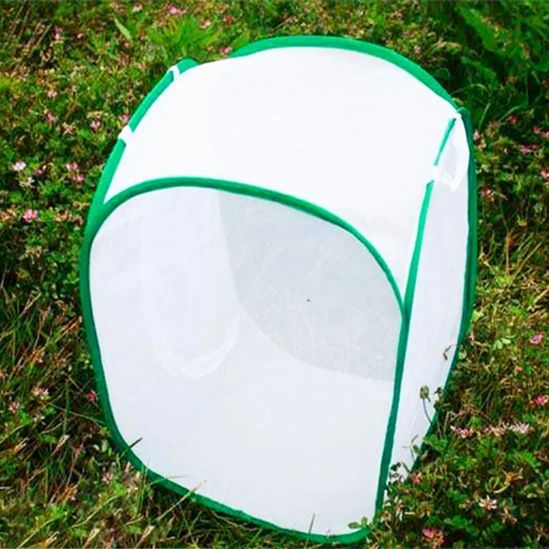 Collapsible Insect Cage Mesh Habitat Bird Butterfly Mantis Stick Grid Breeding Cricket Net Cloth Farm Cocoon Silkworm Hatch Cage