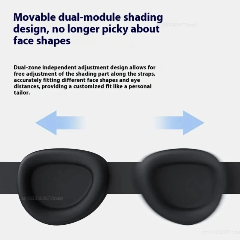 Dreamlight 3D Travel Eye Mask Sleep Blackout 3D Stereoscopic Aid Portable Adjustable Concave Molded Sleeping Eye Mask