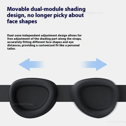 Dreamlight 3D Travel Eye Mask Sleep Blackout 3D Stereoscopic Aid Portable Adjustable Concave Molded Sleeping Eye Mask