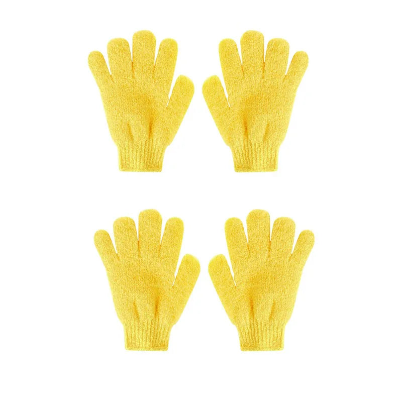 1/2/3pairs Exfoliating Bath Gloves Double Sided Bath Gloves For Beauty Spa Massage Skin Shower Scrubber Bathing Accessories