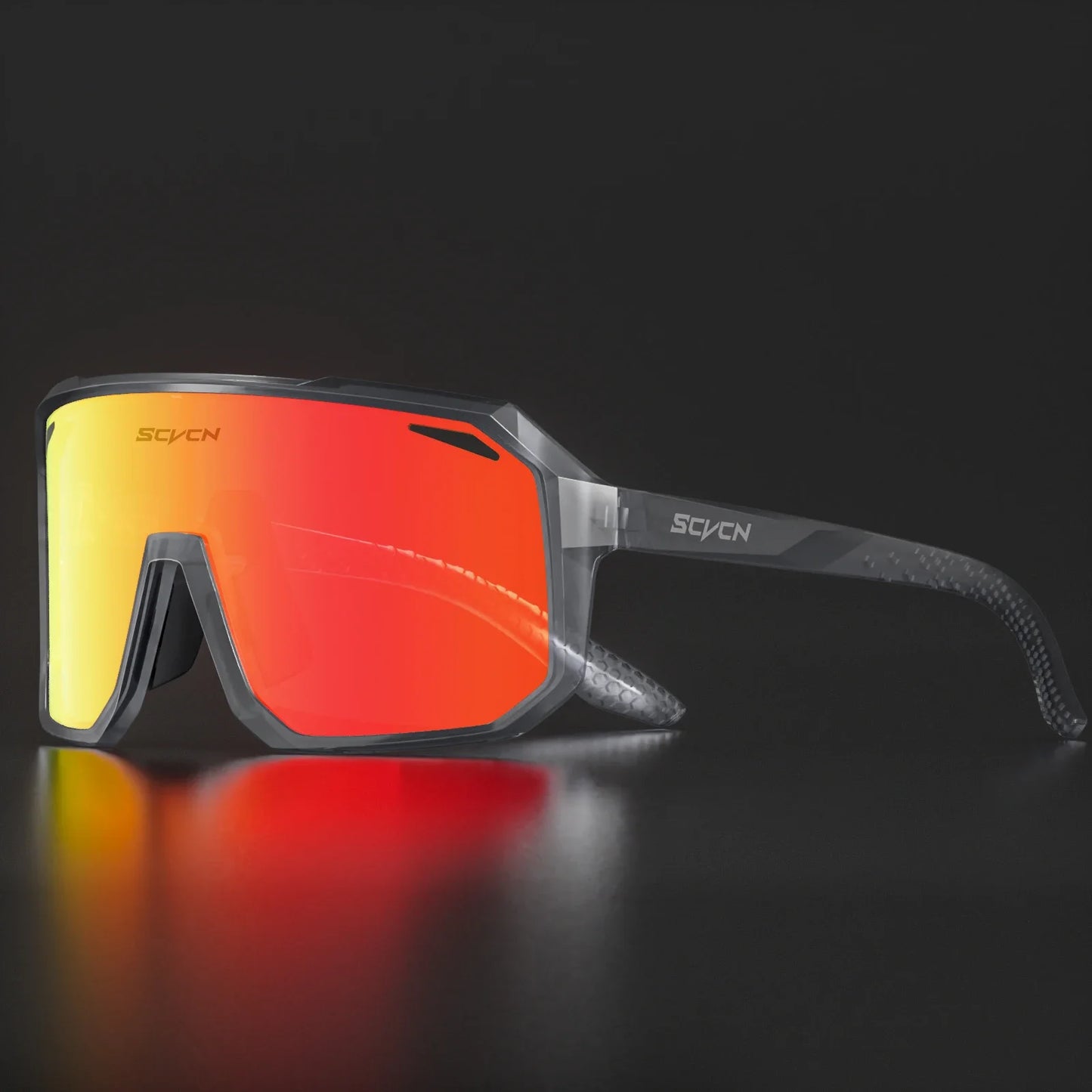 SCVCN New Sports Men UV400 Cycling Glasses Bike Sunglasses Outdoor Eyewear  MTB Bicycle Women Riding Hiking Goggles