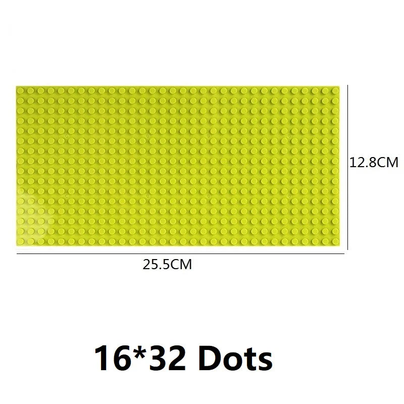 Single Double Sided Classic Base Plates Blocks Plates  32x32 16x16 16x32 Dots DIY Simulated scene Building block base Toy