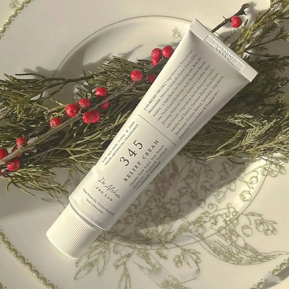 345 Antioxidant Nourishing Cream Repairs Weakened Barrier Soothes Acne Skin And Supplies Deep Hydrating Nourishment