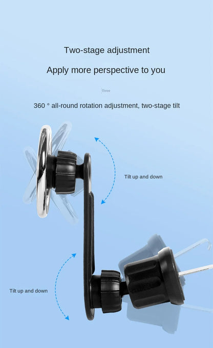 Magnetic Car Phone Holder Stand Universal Mount for iPhone 15/14/13 Samsung Support Bracket GPS Compatible with MacSafe
