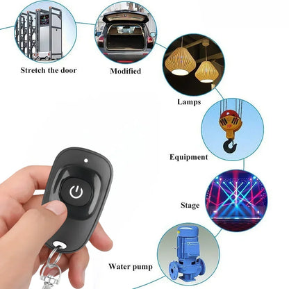 DC12V 433MHz RF Wireless Remote Control Switch 2 Channels Relay Receiver Diy Control for Garage Door Curtain Motor Light