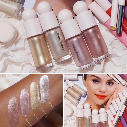 Rare Beauty Liquid Highlighter Shimmer Lasting Waterproof Natural Glow Face Body Blendable Highlight Cosmetic for Daily Party