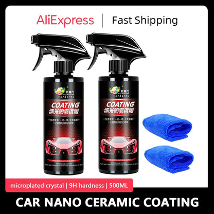 Premium Car Nano Ceramic Coating Car Accessories Maintenance Hydrophobic Layer Cleaning Detailing Automotive Polish Agent