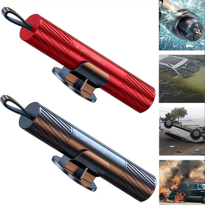2025 New 2-in-1 Mini Car Safety Hammer Car Glass Window Breaker Escape And Rescue Tool With Seat Belt Cutting Tool Car Parts