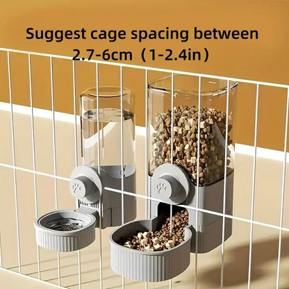 New Tepy Gravity Pet Auto Feeder Waterer Dog Water Supplies Hanging Cage Dog Basin Cat Bowl Automatic Feeder Pet Supplies