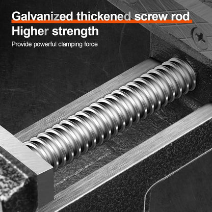 Professional Table Vise , 360° Rotation Work Clamp-On Vise, Versatile Use, Heavy Duty Construction for Woodworking, Metalworking