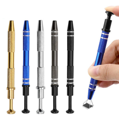 EVISPOL 1Pc Four Claws Bead Pick-up Tool, Diamond Gem Prong Holder Tweezer, Body Piercing Jewelry Grabber Catcher Sprinkle Pen
