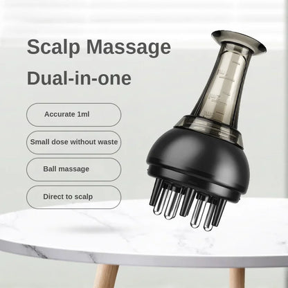 Scalp Applicator Liquid Comb for Hair Growth Serum Oil Nourish Mini Portable Hair Roots Massage Medicine Comb Hair Head Massager