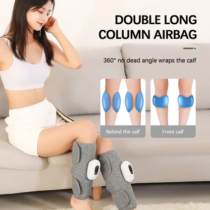 1/2 pcs Electric Leg Massager Wireless 360° Air Compression Leg Calf Massage Air Pressure Calf Massager Relax Leg Muscle