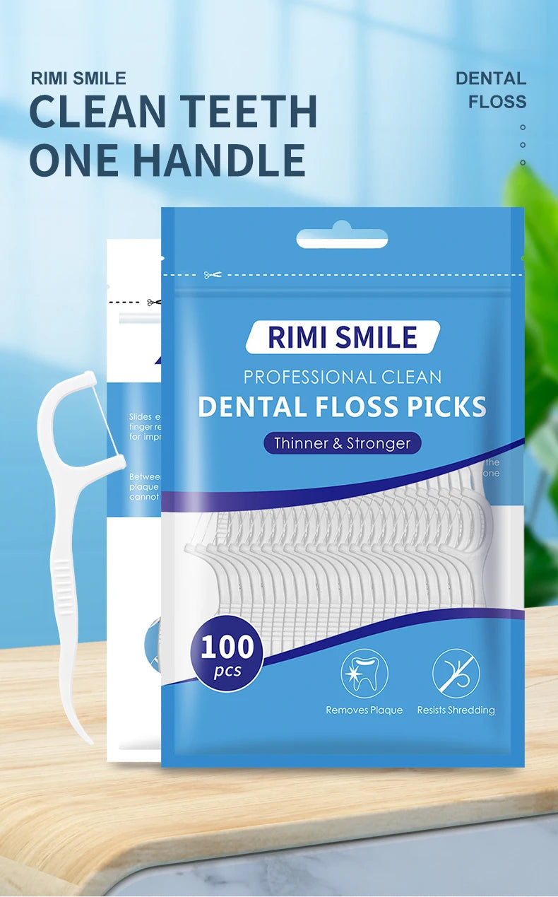 600PCS/300PCS/100PCS/50PCS/30PCS - Dental floss stick - interdental cleaning tool