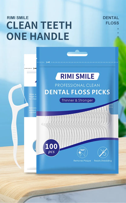 600PCS/300PCS/100PCS/50PCS/30PCS - Dental floss stick - interdental cleaning tool