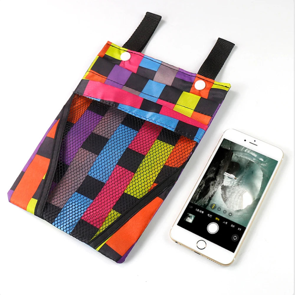 Bicycle Storage Bag Detachable Basket Front Handle Large Capacity Pocket Bicycle Motorcycle  Mobile Phone Bag Accessory