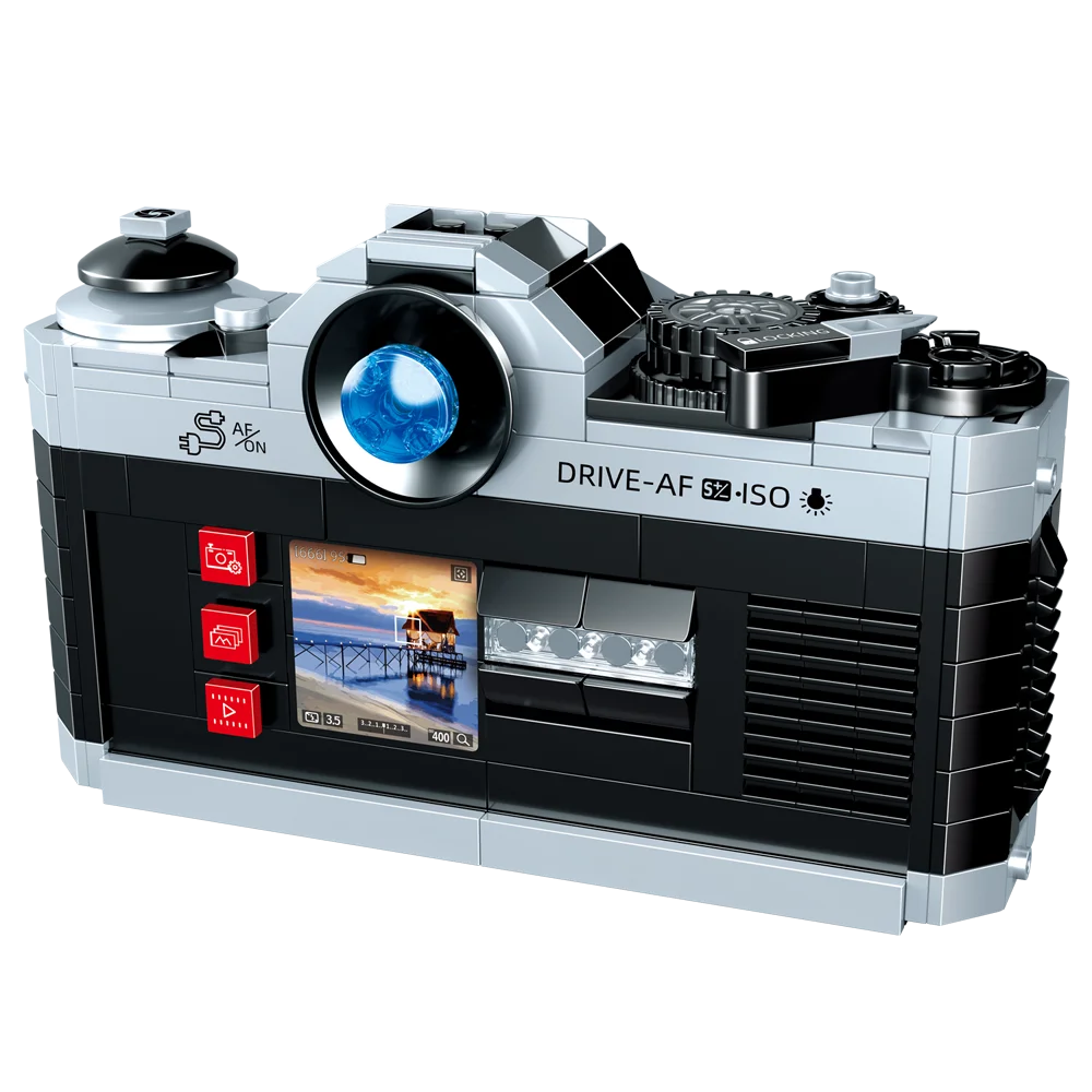 DSLR Camera Mini Building Blocks Toy: Children's Favorite and DSLR Camera Model Series Kit - Creative and Educational Gifts