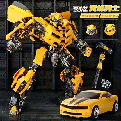 30CM Transformation Robot Toys Optimuss Prime Star Commander Magatron Bumblebe Car Movie Action Figure Deformation Anime Model